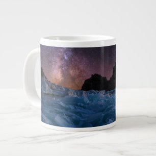 Caneca De Café Grande Gelo e neve Lago Baikal, Sibéria, Rússia