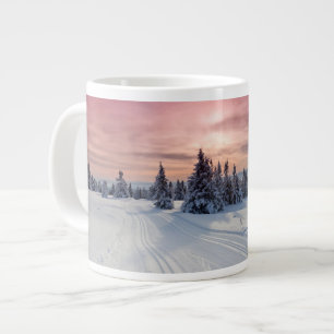 Caneca De Café Grande Gelo e neve   Lillehammer, Noruega