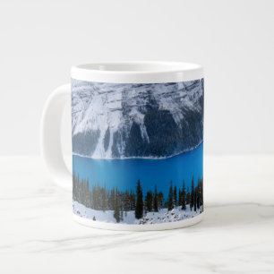 Caneca De Café Grande Gelo e neve Peyto Lake, Rockies canadianos
