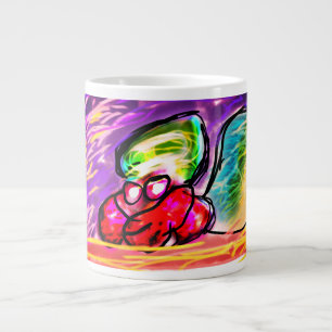 Caneca De Café Grande gema de caranguejo eremita