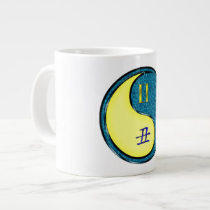 Caneca De Café Grande Gêmeos & Boi de Água