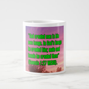 Caneca De Café Grande Genesis 1:27 WEBU Mug