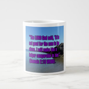 Caneca De Café Grande Gênesis 2:18 WEBU Mug