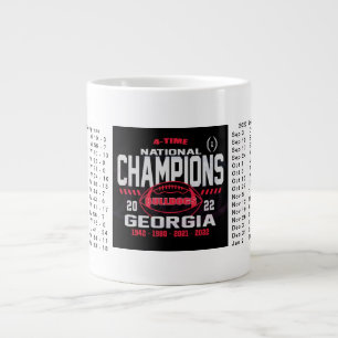Caneca De Café Grande Georgia National Champions Mug