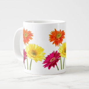 Caneca De Café Grande Gerbera Daisy