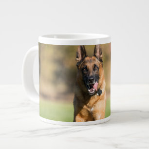 Caneca De Café Grande German shepherd em execução