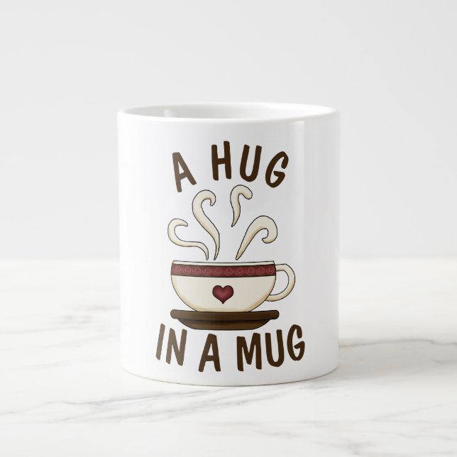 Caneca De Café Grande Gift Jumbo Mug (Frente)