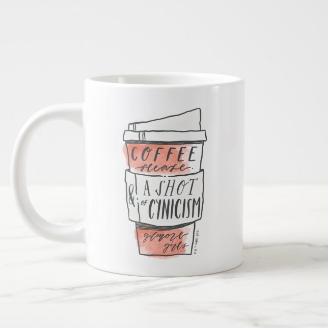 Caneca De Café Grande Gilmore Girls | Café Por Favor (Esquerda)