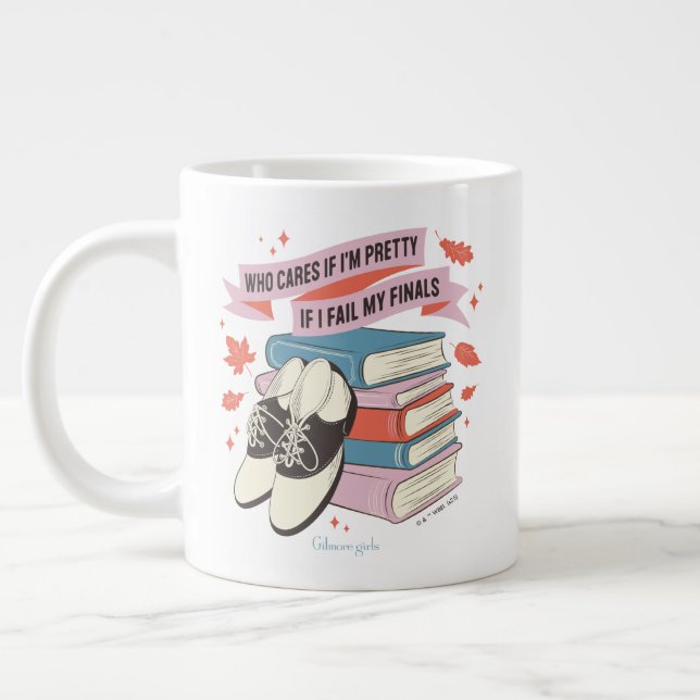 Caneca De Café Grande Gilmore Girls Finals Quote Design (Esquerda)