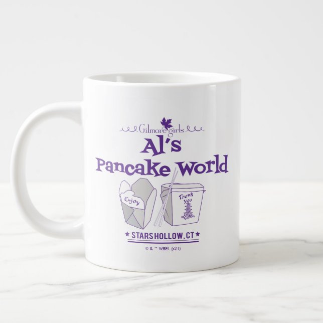 Caneca De Café Grande Gilmore Girls | Mundo de Pancake de Al (Esquerda)