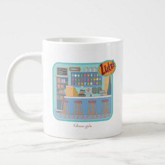 Caneca De Café Grande Gilmore Girls | O Gráfico do Diner do Luke
