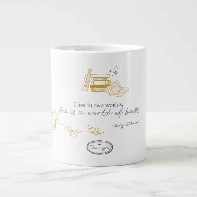 Caneca De Café Grande Gilmore Girls Rory Book Cote Design (Frente)