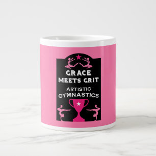Caneca De Café Grande Ginástica Artística Feminina e para Meninas
