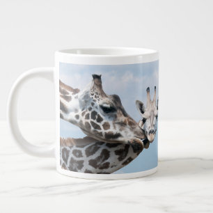 Caneca De Café Grande Girafa Beijou O Fim