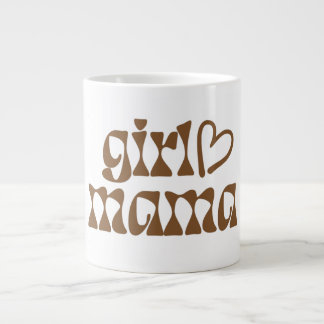 Caneca De Café Grande Girl Mama Mug