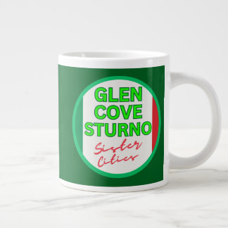 Caneca De Café Grande Glen Cove & Sturno Sister Cities Commemorative Mug