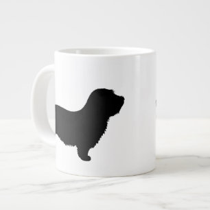 Caneca De Café Grande Glen of Imaal Terrier Dog Silhouettes
