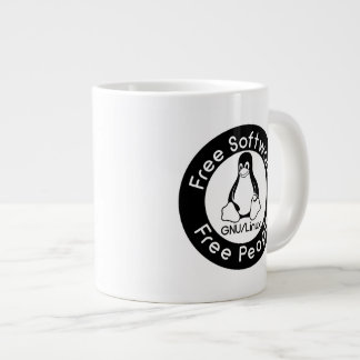 Caneca De Café Grande GNU/Linux