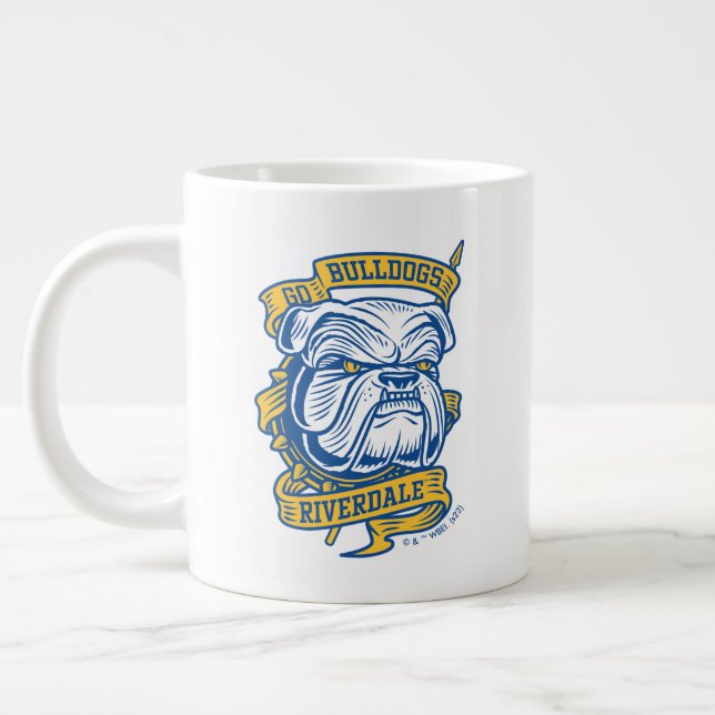 Caneca De Café Grande Go Bulls - Riverdale Mascot Banner (Esquerda)