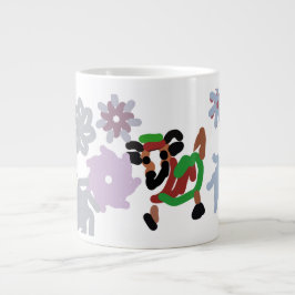 Caneca De Café Grande Goat winter
