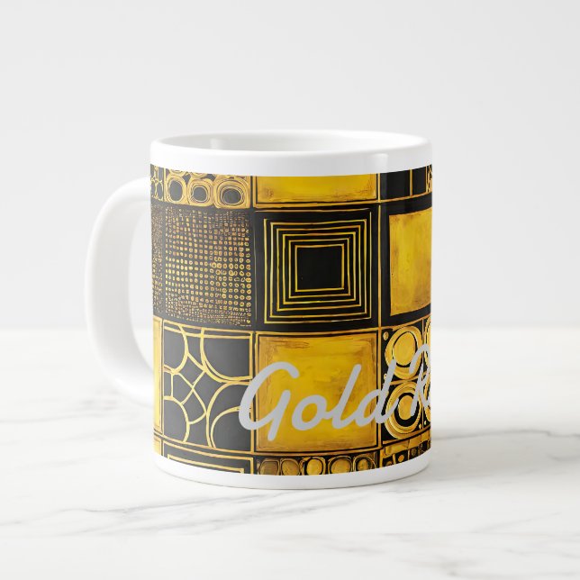 Caneca De Café Grande GoldRush 8 Specialty Mug (Frente Esquerda)