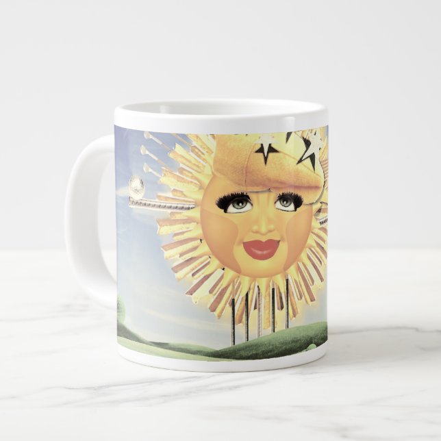 CANECA DE CAFÉ GRANDE GOLFE DE DOMINGO! (Frente Esquerda)