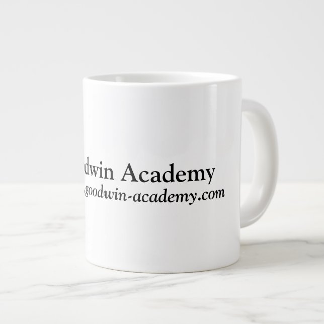 Caneca De Café Grande Goodwin Academy - Café Mug (Frente Esquerda)