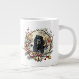 Caneca De Café Grande Gordon Setter Alegria de Natal – Arte Canina Sazon