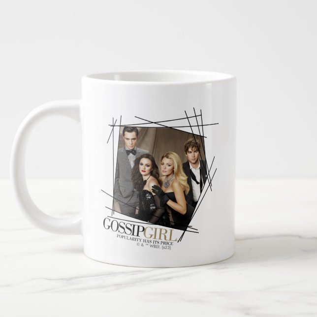 Caneca De Café Grande Gossip Girl Glamor Group Graphic (Esquerda)