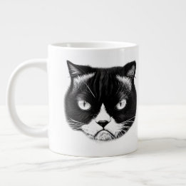 Caneca De Café Grande Gosto Do Meu Café Como Gosto Do Meu Gato Engraçado