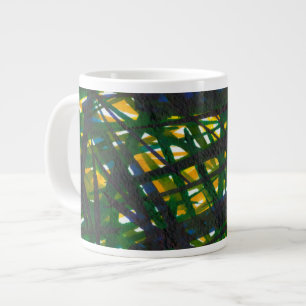 Caneca De Café Grande Gota Verde II