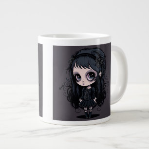 Caneca De Café Grande Gótico Girl Jumbo Mug