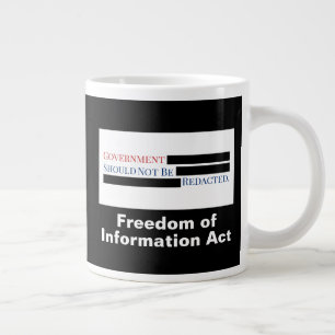 Caneca De Café Grande Governo Não Deve Ser Revertido FOIA
