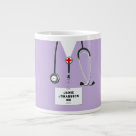 Caneca De Café Grande Graduado em Medicina