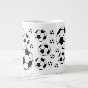 Caneca De Café Grande Gráfico de Bola de Futebol Clássico Fã de Esportes