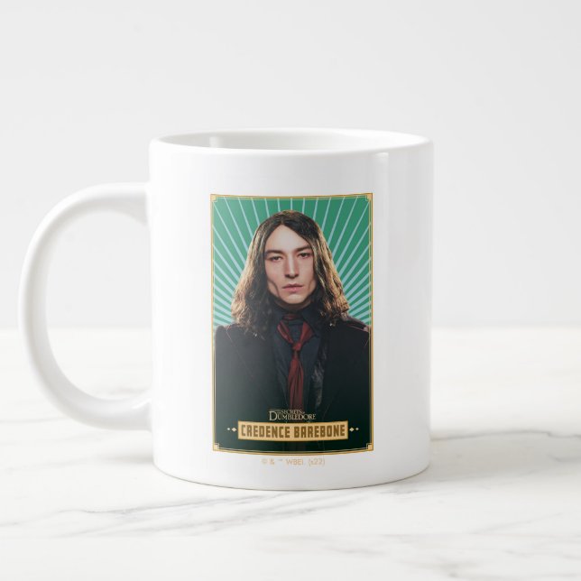 Caneca De Café Grande Gráfico de Caracteres Barebone de Credence (Esquerda)