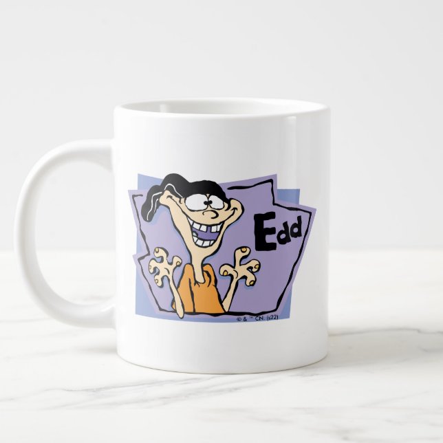 Caneca De Café Grande Gráfico de Caracteres Edd (Esquerda)