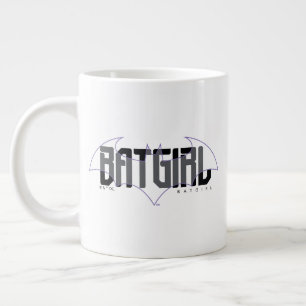 Caneca De Café Grande Gráfico de nomes Hi-Tech da Batgirl