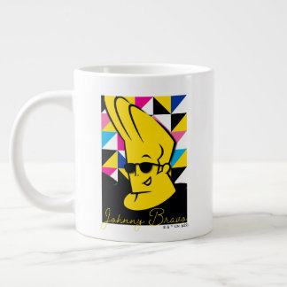 Caneca De Café Grande Gráfico de Pop de Arte Johnny Bravo