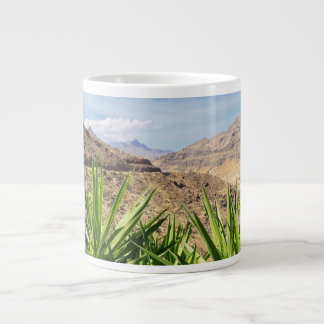 Caneca De Café Grande Gran Canary Mountain Landscape