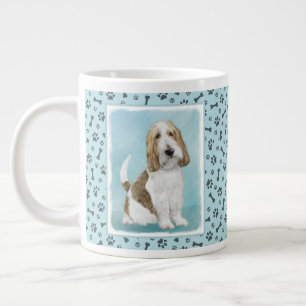 Caneca De Café Grande Grand Basset Griffon Vendeen - Arte Cão Original
