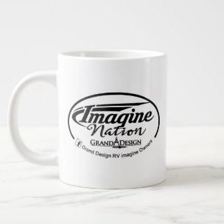 Caneca De Café Grande Grand Design Imagine Nation Jumbo Mug