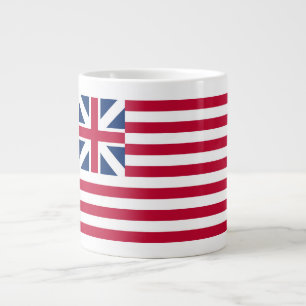 Caneca De Café Grande Grand Union, 1ª Bandeira dos EUA das Colônias