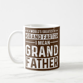 Caneca De Café Grande Grande Grande Farter do Mundo, quero dizer