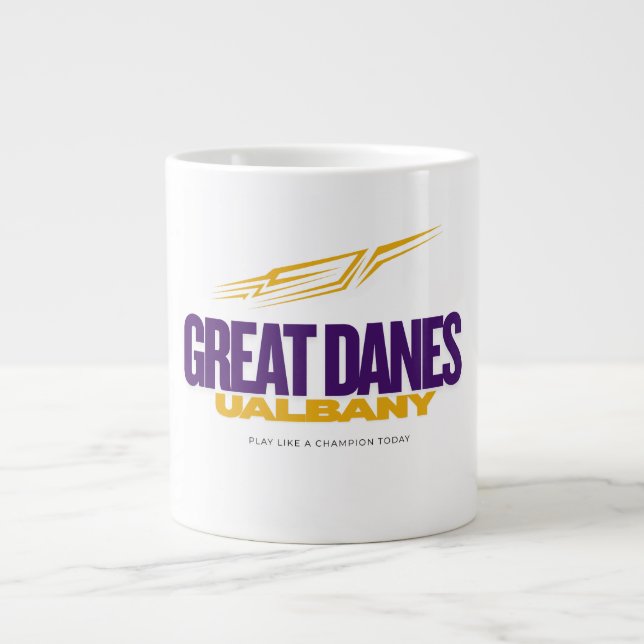Caneca De Café Grande Grande Orgulho dos Dinamarqueses da Índia - Baseba (Frente)