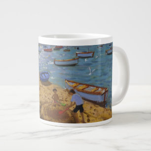Caneca De Café Grande Grande sandcastle Teignmouth 2013