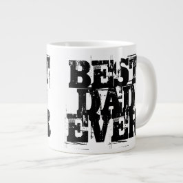 Caneca De Café Grande Grande Tipografia Destacada Melhor Pai de Todos os