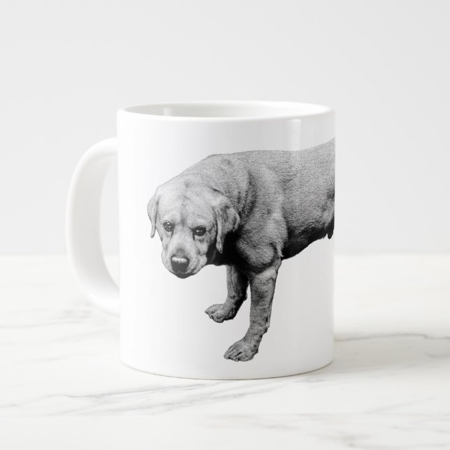 Caneca De Café Grande Grãos de Devoção (Frente Esquerda)