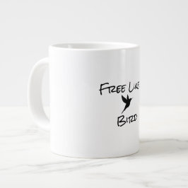 Caneca De Café Grande Grátis como uma mug de especialidade de pássaros