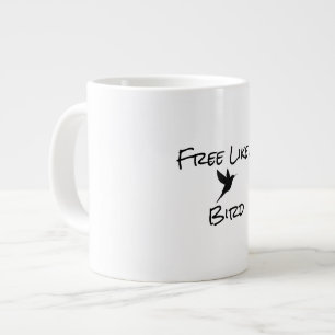 Caneca De Café Grande Grátis como uma mug de especialidade de pássaros